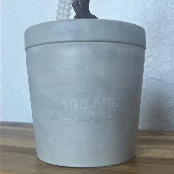 Disney Groot Water Bottle with Straw - Brown and Gray - Picture 4 of 5